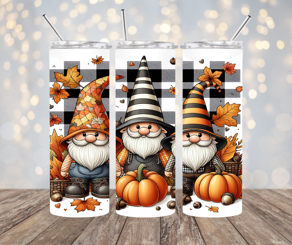 Fall Plaid Gnomes