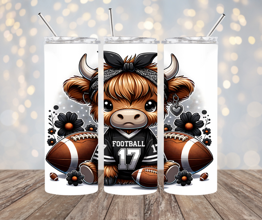 Football Highland Cow