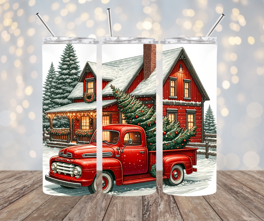 Christmas Red Truck