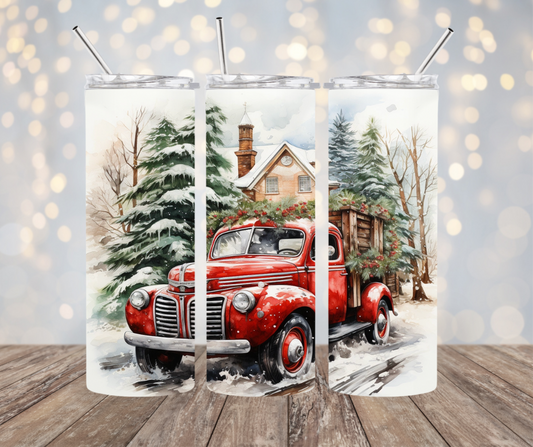 Christmas Red Truck