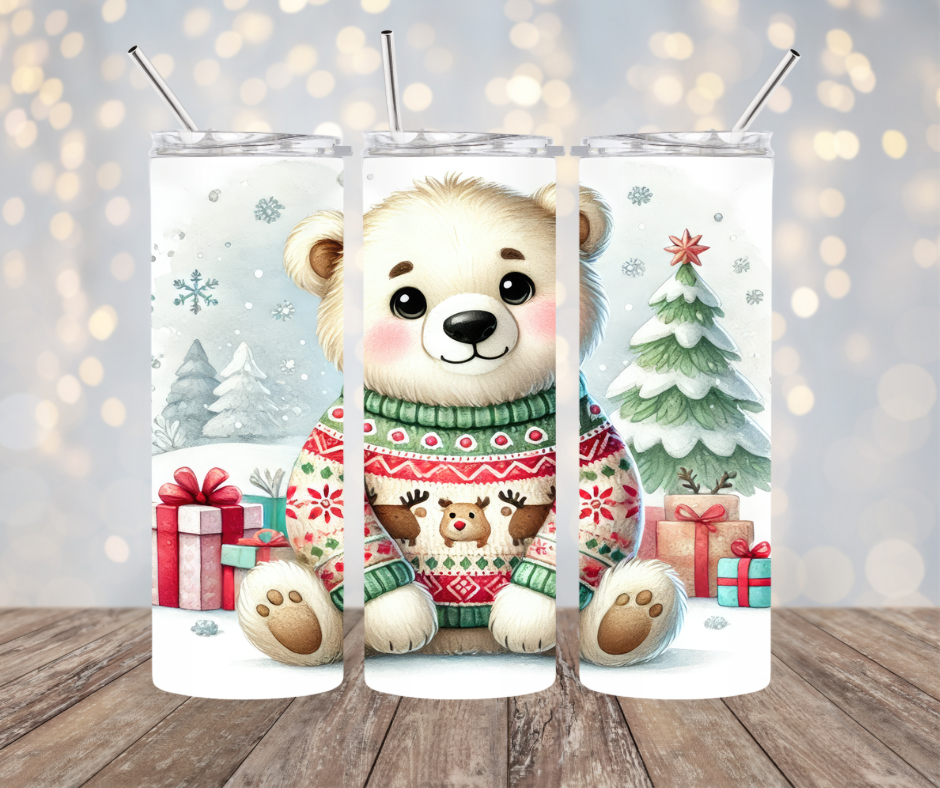 Christmas Polar Bear