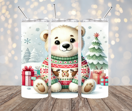 Christmas Polar Bear