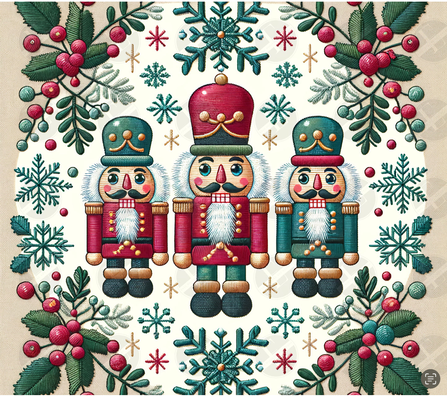 Red and Green Nutcrackers