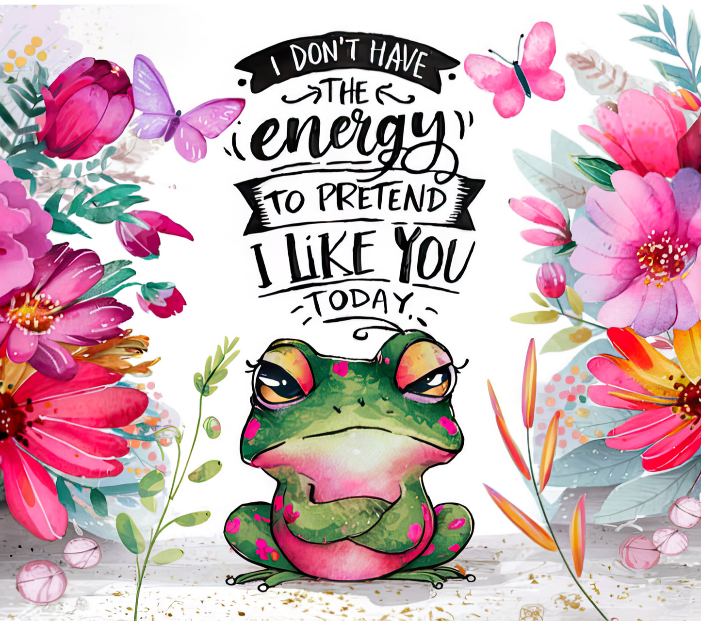 Don’t Have the Energy Frog