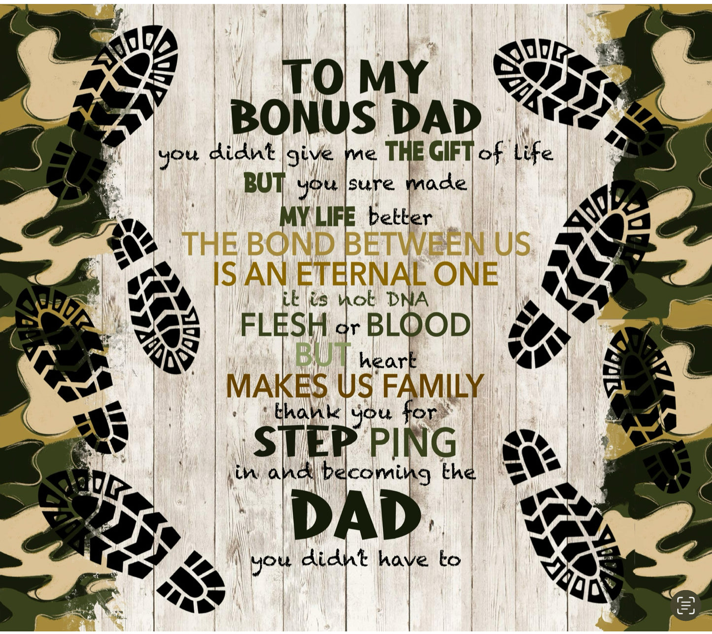 To My Bonus Dad